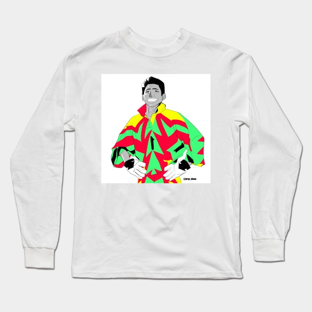 goal keeper jorge campos the immortal man Long Sleeve T-Shirt by jorge_lebeau